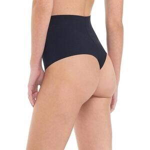 COMMANDO CONTROL THONG SEAMLESS HIGH WAISTED PANTY BLACK SIZE M NEW